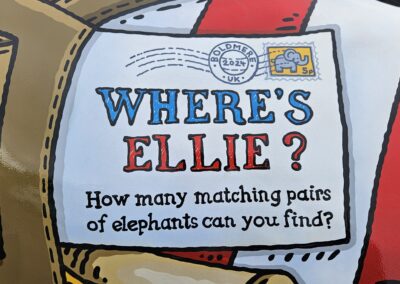 Where's Ellie Postcard
